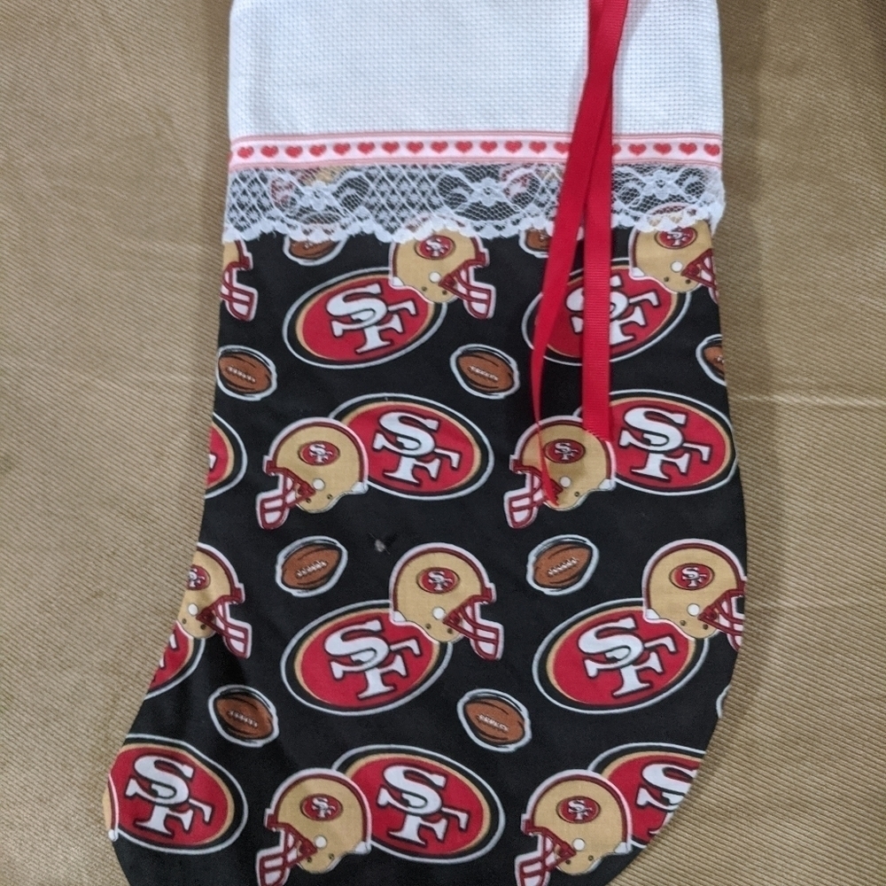 San Francisco 49ers Handmade Christmas Stocking